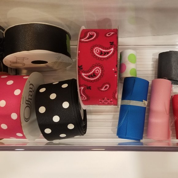 Grosgrain Ribbon Bundle, 1 inch to 2-1/2 inches - Picture 5 of 6